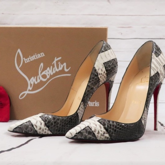 Christian Louboutin Shoes - Christian Louboutin So Kate 120 Python Heel